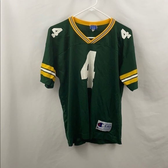 Vtg Brett Favre Green Bay Youth 18-20 XL Jersey - Picture 10 of 10